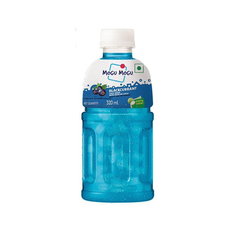 Mogu Mogu Blackcurrent Juice Drink with Nata De Coco, 320ml