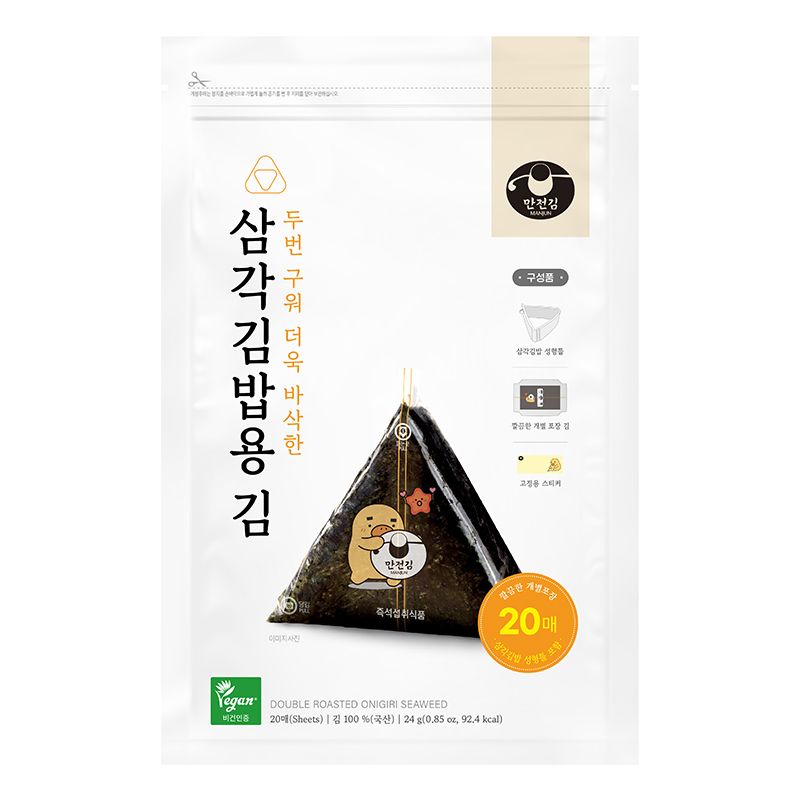 Laverland Manjun Triangle Sushi Seaweed - 24gm