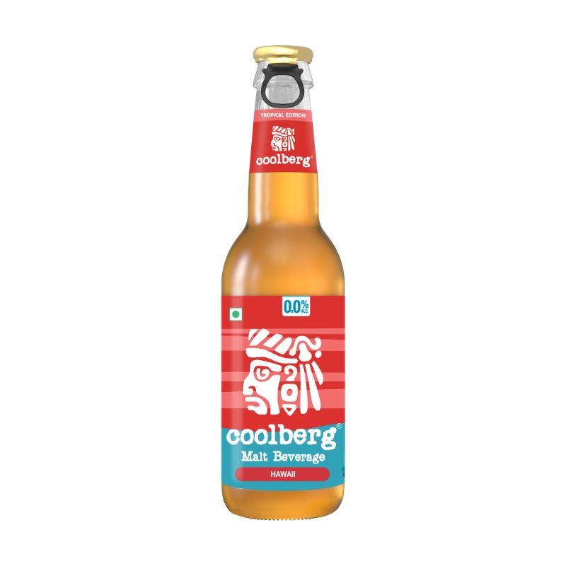 Coolberg Tropical Hawaii Lychee & Coconut Flavour Malt Beverage, 330ml