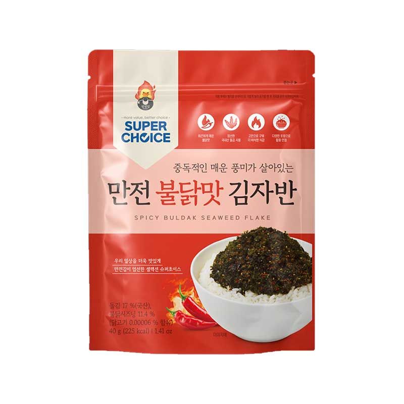 Laverland Super Choice Spicy Buldak Seaweed Flake, 40gm