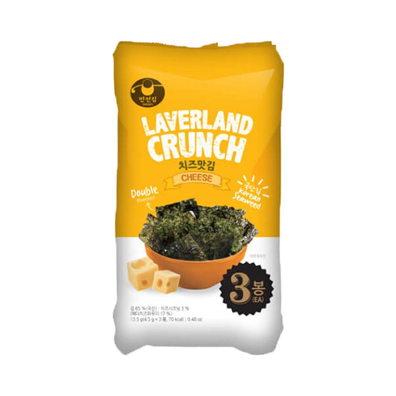 Laverland Crunch Korean Seaweed Cheese Flavor, 13.5gm