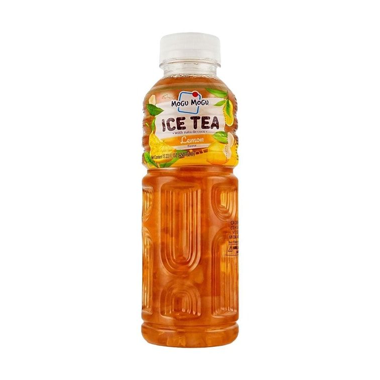 Mogu Mogu Iced Lemon Tea with Nata de Coco - 450ml
