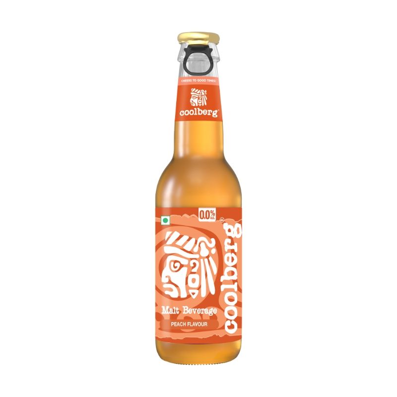 Coolberg Peach Flavour Malt Beverage, 330ml