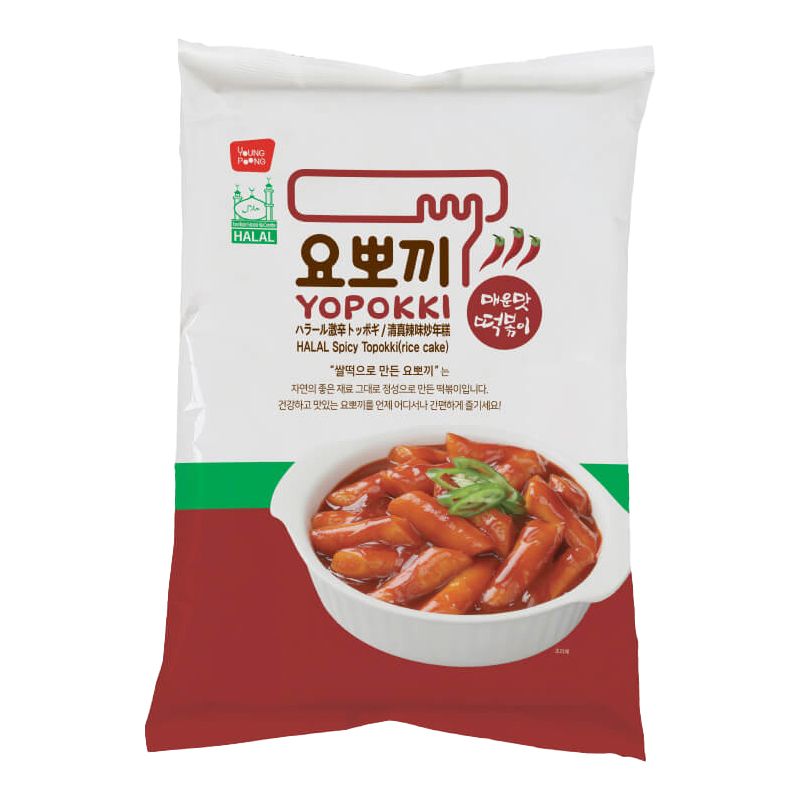 Yopokki Halal Spicy Pouch, 240gm