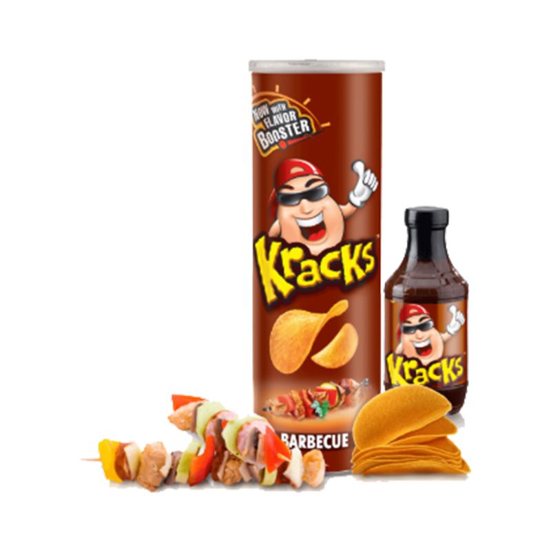 Kracks Potato Chips Barbeque - 110gm