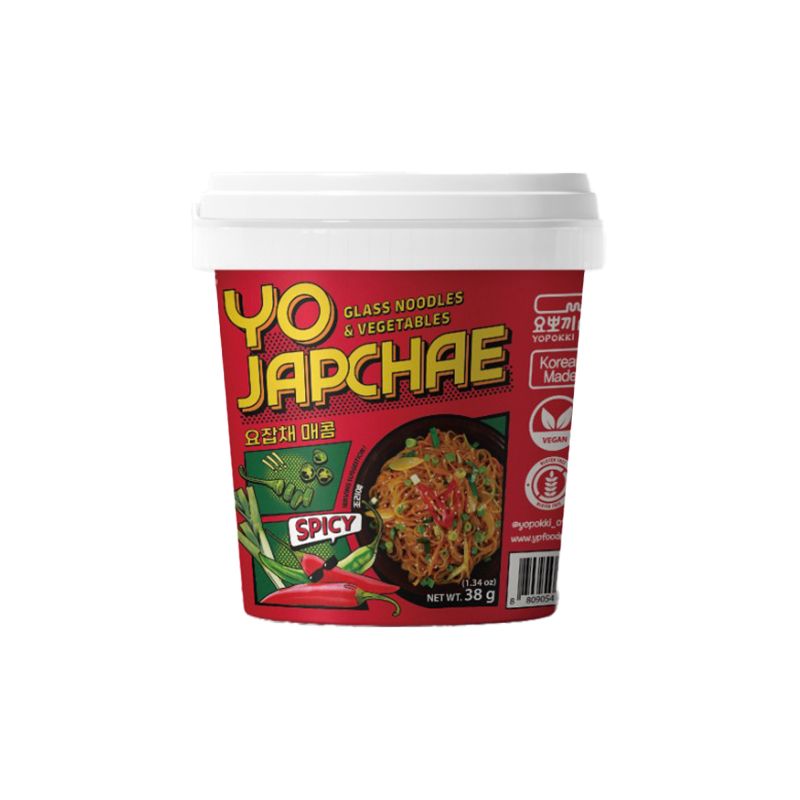 YOPOKKI Yo Japchae Glass Noodles & Vegetables Spicy Flavor - 38g